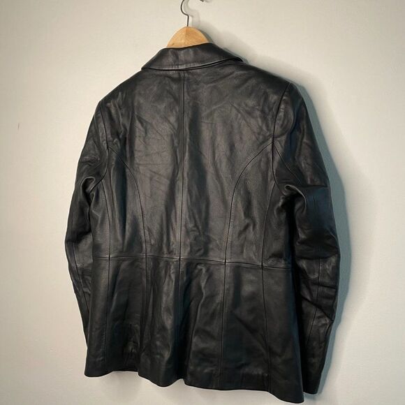 DESA Women's K13851 Black Leather Jacket | Size: L - Picture 9 of 13